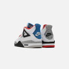 Nike Air Jordan 4 Retro SE - White / Military Blue / Fire Red / Tech Grey