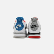 Load image into Gallery viewer, Nike Air Jordan 4 Retro SE - White / Military Blue / Fire Red / Tech Grey
