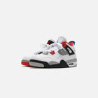 Nike Air Jordan 4 Retro SE - White / Military Blue / Fire Red / Tech Grey