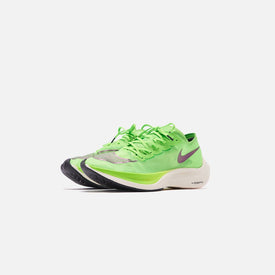Nike ZoomX Vaporfly Next% - Electric Green / Black / Guava Ice