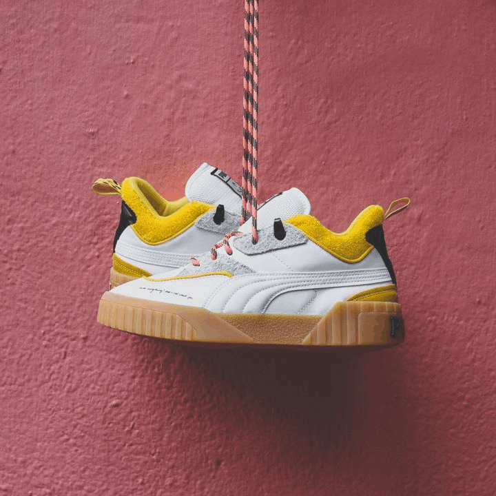 PUMA X SUE TSAI WMNS CALI - WHITE / YELLOW