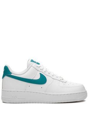 Nike WMNS Air Force 1 '07 - White / Teal Nebula / Metallic Gold - 7.5