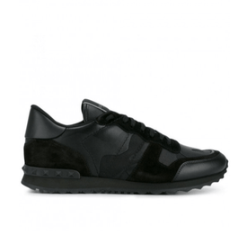 Grey & Silver Camouflage Rockrunner Trainers - 42 / Grey