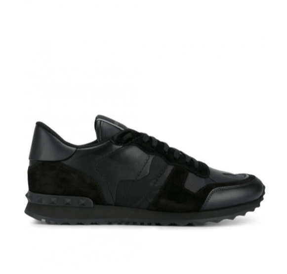 Grey & Silver Camouflage Rockrunner Trainers - 42 / Grey