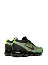 Load image into Gallery viewer, Nike Air Vapormax Flyknit 3 Mens Style : Aj6900-006 - Black/Black/Volt-Blue Lagoon / 9.5