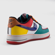 Load image into Gallery viewer, NIKE AIR FORCE 1 &#39;07 LV8 &quot;WHAT THE NYC&quot; - 4 / White/Black-Total Orange-Racer Blue