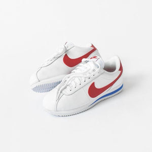 NIKE CORTEZ BASIC LEATHER OG - BLUE / WHITE / RED