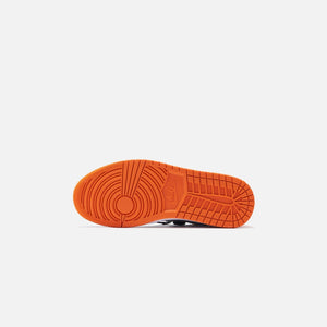 Nike Air Jordan 1 Low - White / Black / Starfish