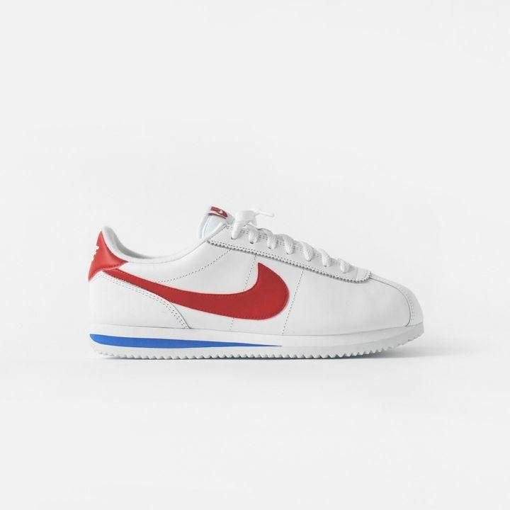 NIKE CORTEZ BASIC LEATHER OG - BLUE / WHITE / RED